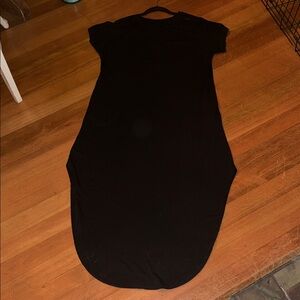 Black Women's T shirt Dress WITH POCKETS!